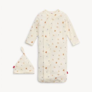 Picture of Lullaby Lane cozy sleeper gown and hat set - Newborn - 3 Months