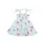 Picture of Angel Dear Flamingos Organic Cotton Muslin Tie Strap Smocked Sun Dress