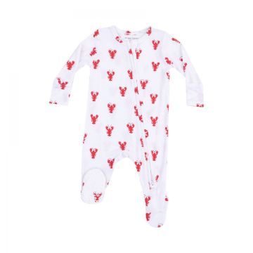 Picture of Angel Dear Lobster Bamboo 2 Way Zipper Footie