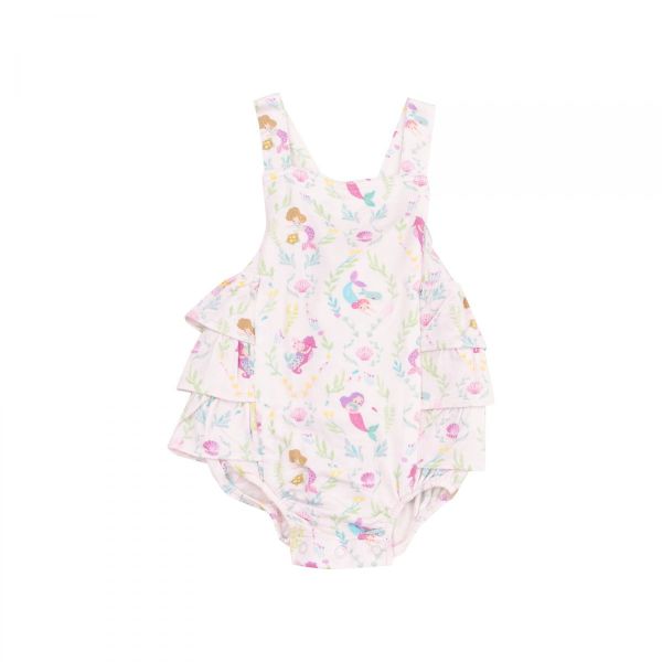 Picture of Angel Dear Mermaids Bamboo Ruffle Sunsuit