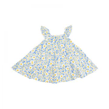Picture of Angel Dear Shasta Daisy Twirly Organic Cotton Muslin Sundress