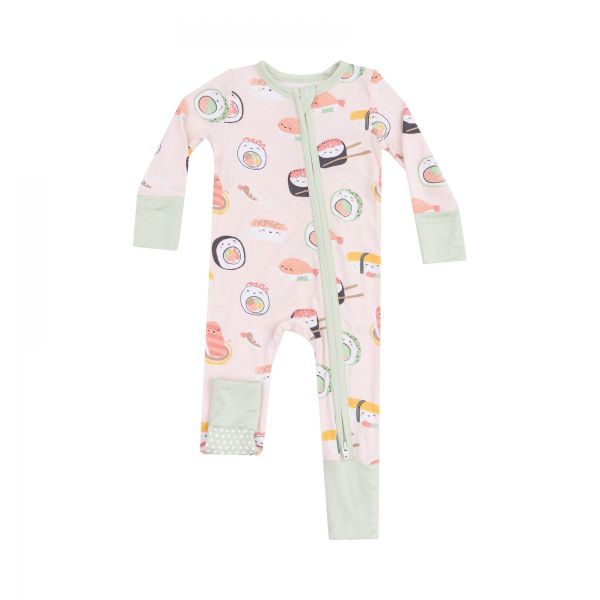 Picture of Angel Dear Sushi Pink 2 Way Zipper Romper