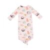 Picture of Sushi Pink Knotted Bamboo Gown 0-3 Months