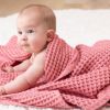 Picture of Waffle Baby Blanket Watermelon | Bella Tunno