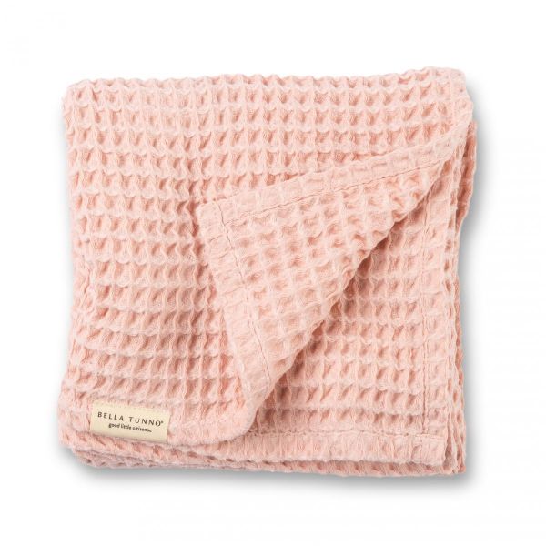 Picture of Waffle Baby Blanket Blush | Bella Tunno