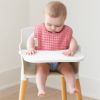 Picture of Reversible Bib + Burp Set Watermelon | Bella Tunno