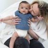 Picture of Reversible Bib + Burp Set Rain | Bella Tunno