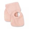 Picture of Reversible Bib + Burp Set Blush | Bella Tunno