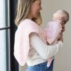 Picture of Reversible Bib + Burp Set Blush | Bella Tunno