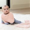 Picture of Reversible Bib + Burp Set Blush | Bella Tunno