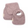 Picture of Reversible Bib + Burp Set Orchid | Bella Tunno