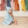 Picture of Hooded Towel + Wash Mitt Set Fog | Bella Tunno
