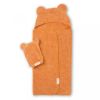 Picture of Hooded Towel + Wash Mitt Set Pumpkin | Bella Tunno