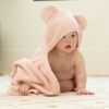 Picture of Hooded Towel + Wash Mitt Set Blush | Bella Tunno
