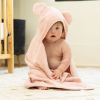 Picture of Hooded Towel + Wash Mitt Set Blush | Bella Tunno
