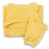 Picture of Hooded Towel + Wash Mitt Set Sunshine | Bella Tunno