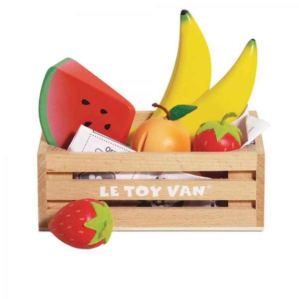 Picture of Fruit Wooden Market Crate | Le Toy Van