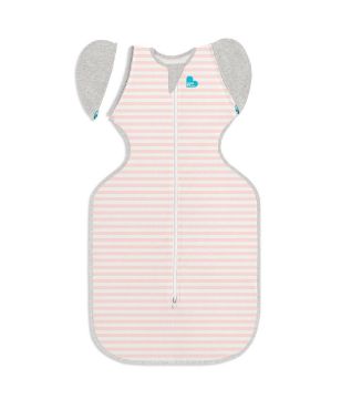 Picture of SWADDLE UP Transition Bag - ORIGINAL - Medium Dusty Pink Stripe | Love to Dream