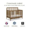 Picture of Liberty 4-in-1 Convertible Spindle Crib - Natural Walnut | Namesake