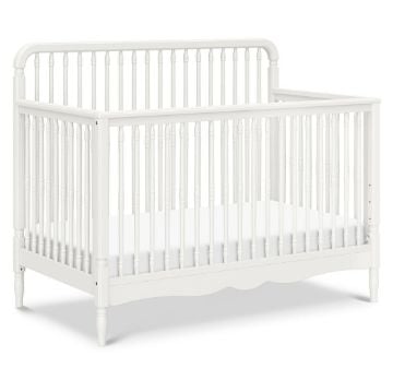 Picture of Liberty 4-in-1 Convertible Spindle Crib - Warm White | Namesake