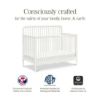 Picture of Liberty 4-in-1 Convertible Spindle Crib - Warm White | Namesake
