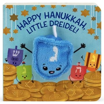 Picture of Happy Hanukkah, Little Dreidel Finger Puppet book | Cottage Door Press