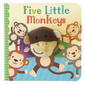 Picture of Five Little Monkeys Finger Puppet book | Cottage Door Press