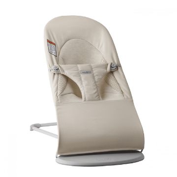 Picture of Bouncer Balance Soft - Tri-Fabric - Light Beige | Baby Bjorn