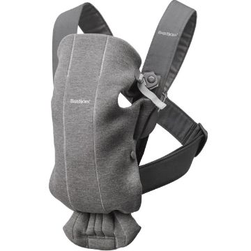 Picture of Baby Carrier Mini In 3D Jersey - Dark Gray | Baby Bjorn