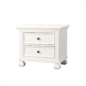 Picture of Solvang Nightstand - Pure White | by Appleseed