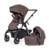 Picture of Wave 3 Complete Stroller System -  Seat, Bassinet, & Tandem Seat - Caramel | Silver Cross