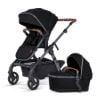 Picture of Wave 3 Complete Stroller System -  Seat, Bassinet, & Tandem Seat - Licorice | Silver Cross