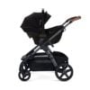 Picture of Wave 3 Complete Stroller System -  Seat, Bassinet, & Tandem Seat - Licorice | Silver Cross