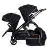 Picture of Wave 3 Complete Stroller System -  Seat, Bassinet, & Tandem Seat - Licorice | Silver Cross