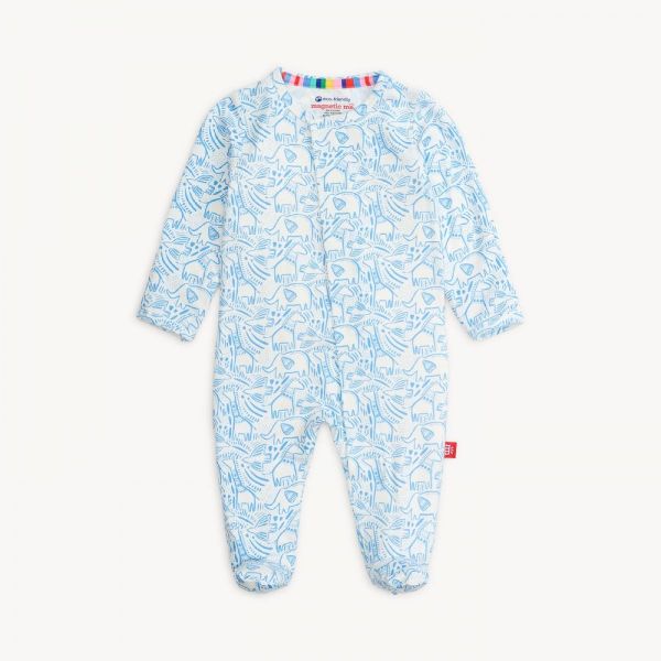 Picture of Magnetic Me Blue Herd of a Feather Modal Footie
