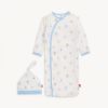 Picture of Magnetic Me Blue Baby Beats Modal Gown And Hat Set (0-3 Months)