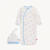 Picture of Magnetic Me Blue Baby Beats Modal Gown And Hat Set (0-3 Months)