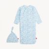 Picture of Magnetic Me Blue Herds Of A Feather Modal Gown And Hat Set (0-3 Months)