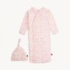 Picture of Magnetic Me Pink Herds Of A Feather Modal Gown And Hat Set (0-3 Months)