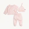 Picture of Magnetic Me Pink Herds Of A Feather Modal Kimono Take Me Home Set - Newborn