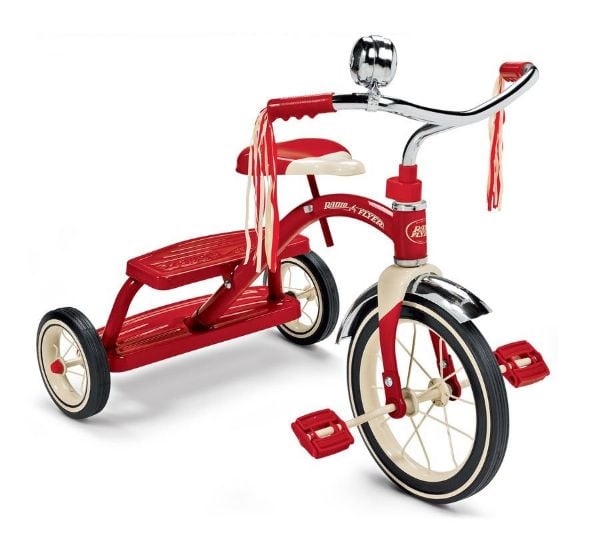 Picture of Classic Red Dual Deck Tricycle | Radio Flyer