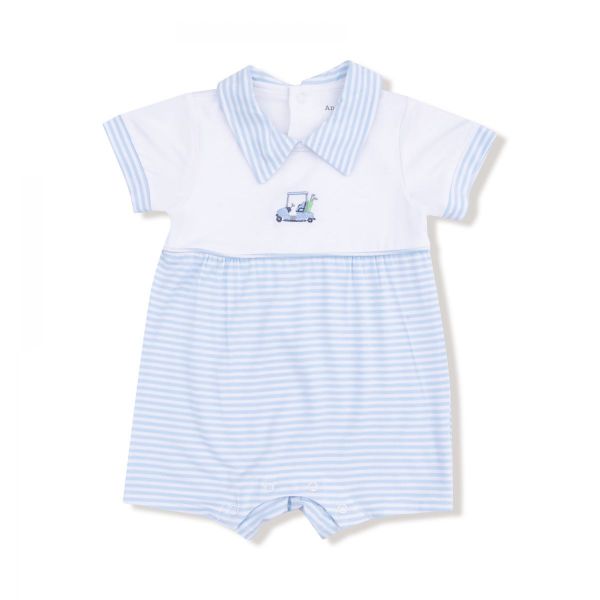 Picture of Angel Dear Baby Golf Carts Blue Bamboo Polo Shortie
