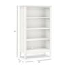 Picture of Liberty Assembled Bookcase in Warm White | Namesake
