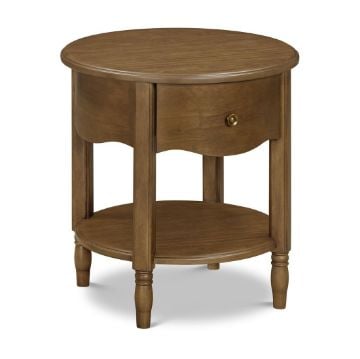 Picture of Liberty Assembled Nightstand in Natural Walnut | Namsake