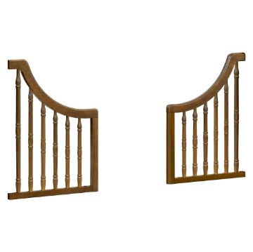 Picture of Liberty 4-in-1 Toddler Bed Conversion Kit - Walnut | Namesake
