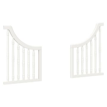 Picture of Liberty 4-in-1 Toddler Bed Conversion Kit - Warm White | Namesake