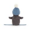 Picture of Peanut Penguin Snowboarding Small | Jingle by Jellycat