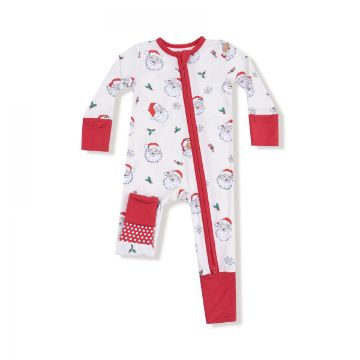 Picture of Angel Dear Vintage Santas - 2 Way Zipper Romper