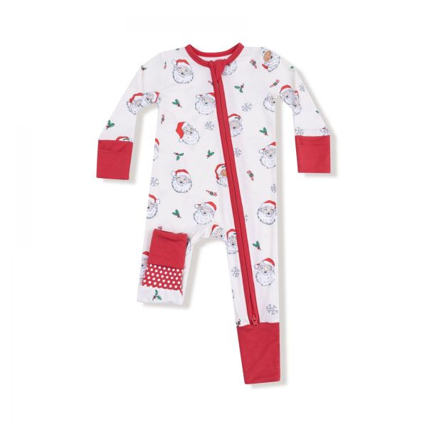 Picture of Angel Dear Vintage Santas - 2 Way Zipper Romper