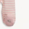 Picture of Magnetic Me Pink Stripe Organic Cotton Kimono Take Me Home Set (Newborn)